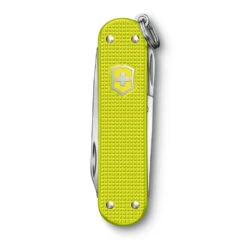 Victorinox Electric Yellow Classic SD Alox 2023 Limited Edition Swiss Army Knife -Blade HQ SA06221L23 Electric Yellow Alox 2023 Classic SD Closed