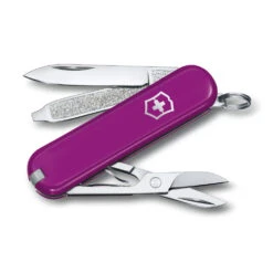 Victorinox Classic SD Swiss Army Knife, 2021 Solid Colors 25 Victorinox Classic SD Swiss Army Knife, 2021 Solid Colors -Blade HQ SA0622352 Victorinox Classic SD Tasty Grape