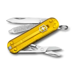 Victorinox Classic SD Swiss Army Knife, 2021 Translucent Colors 24 Victorinox Classic SD Swiss Army Knife, 2021 Translucent Colors -Blade HQ SA06223T81 Victorinox Classic SD Tuscan Sun