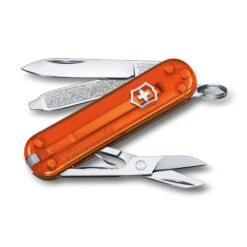 Victorinox Classic SD Swiss Army Knife, 2021 Translucent Colors 25 Victorinox Classic SD Swiss Army Knife, 2021 Translucent Colors -Blade HQ SA06223T82 Victorinox Classic SD Fire Opal
