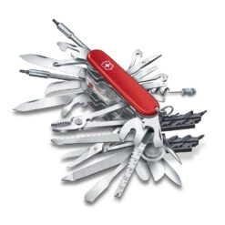 Victorinox SwissChamp XXL Swiss Army Knife 10 Victorinox SwissChamp XXL Swiss Army Knife -Blade HQ SA16795XXL 2021 SwissChamp XXL Swiss Army Knife Open Angle