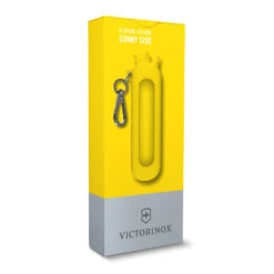 Victorinox Classic SD Silicone Case -Blade HQ SA40450 Victorinox Classic Colors Silicone Case Sunny Side Crown Packaged