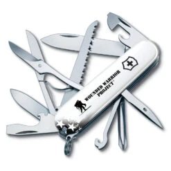 Victorinox Wounded Warrior Project Black And White American Flag Fieldmaster Swiss Army Knife 5 Victorinox Wounded Warrior Project Black And White American Flag Fieldmaster Swiss Army Knife -Blade HQ SAK Fieldmaster AmericanFlagGrey B3 55528 91mm S3