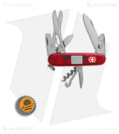 Victorinox Altimeter Swiss Army Knife Multi-Tool Ruby Translucent 5 Victorinox Altimeter Swiss Army Knife Multi-Tool Ruby Translucent - Image 5