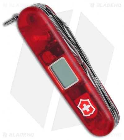Victorinox Altimeter Swiss Army Knife Multi-Tool Ruby Translucent 2 Victorinox Altimeter Swiss Army Knife Multi-Tool Ruby Translucent - Image 2