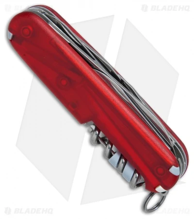 Victorinox Altimeter Swiss Army Knife Multi-Tool Ruby Translucent 3 Victorinox Altimeter Swiss Army Knife Multi-Tool Ruby Translucent - Image 3