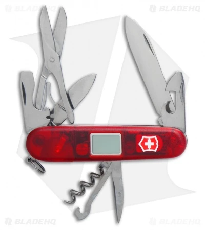 Victorinox Altimeter Swiss Army Knife Multi-Tool Ruby Translucent 1 Victorinox Altimeter Swiss Army Knife Multi-Tool Ruby Translucent