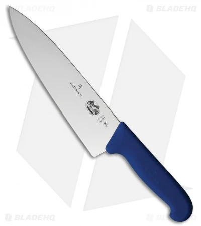 Victorinox Cutlery 8" Chef's Kitchen Knife Blue Fibrox VN5206220 1 Victorinox Cutlery 8" Chef's Kitchen Knife Blue Fibrox VN5206220