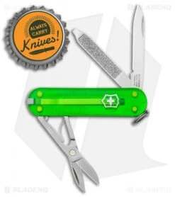 Victorinox Classic SD Green Tea Polymer (2.25" Stainless Steel) 7 Victorinox Classic SD Green Tea Polymer (2.25" Stainless Steel) -Blade HQ Victorinox Classic SD Green Tea Satin BHQ 133849 jr bottlecap