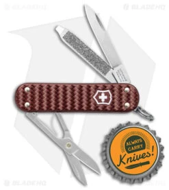 Victorinox Classic SD Precious Swiss Army Knife Woven Brown Alox 062214011G 7 Victorinox Classic SD Precious Swiss Army Knife Woven Brown Alox 062214011G -Blade HQ Victorinox Classic SD Precious Alox Brown BHQ 137939 jr bottlecap