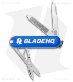 Victorinox Classic SD Swiss Army Knife Blade HQ Blue Logo Exclusive