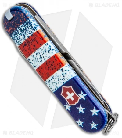 Victorinox Classic Swiss Army Knife WWP American Flag 55370.US2 2 Victorinox Classic Swiss Army Knife WWP American Flag 55370.US2 - Image 2