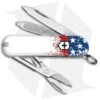 Victorinox Classic Wounded Warrior White USA Flag Polymer (2.3" Stainless Steel)