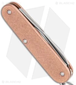Flytanium Flat Copper Scales + Victorinox Cadet 84mm Knife 6 Flytanium Flat Copper Scales + Victorinox Cadet 84mm Knife -Blade HQ Victorinox Flytanium Cadet 84 mm Flat Copper Scales BHQ 119215 jr side large