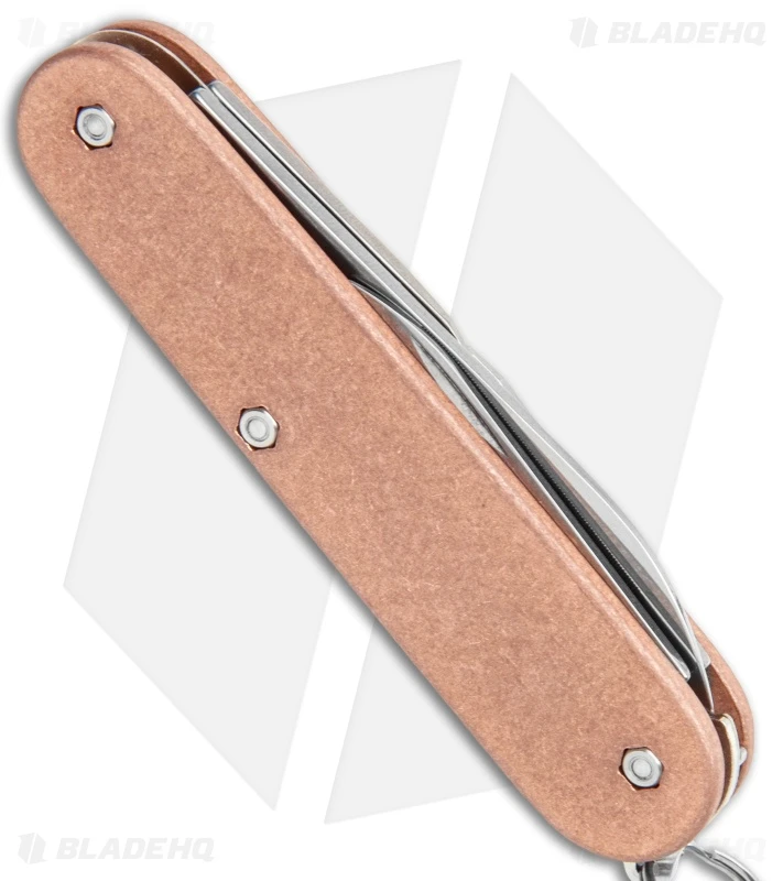 Flytanium Flat Copper Scales + Victorinox Cadet 84mm Knife 3 Flytanium Flat Copper Scales + Victorinox Cadet 84mm Knife - Image 3