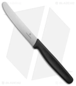 Victorinox Forschner Standard Steak Knife Black Nylon (4.25" Satin Serr)