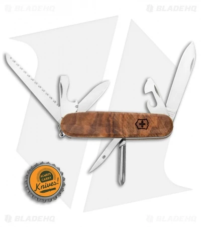 Victorinox Hiker Swiss Army Knife Walnut Wood 4 Victorinox Hiker Swiss Army Knife Walnut Wood - Image 4