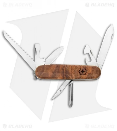 Victorinox Hiker Swiss Army Knife Walnut Wood 1 Victorinox Hiker Swiss Army Knife Walnut Wood