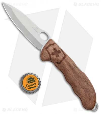 Victorinox Hunter Pro Lockback Knife Walnut Wood W/ Pouch (3.75") 0.9411.M63 5 Victorinox Hunter Pro Lockback Knife Walnut Wood W/ Pouch (3.75") 0.9411.M63 - Image 5