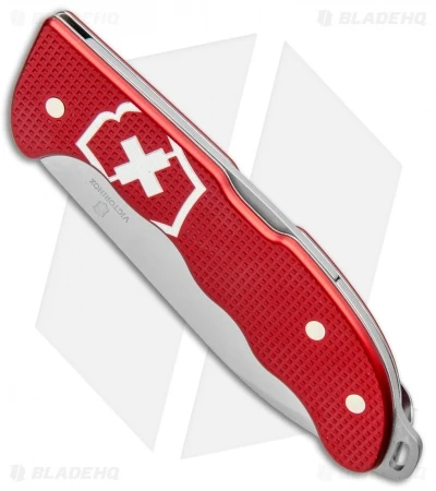 Victorinox Hunter Pro Alox Lockback Knife Red Aluminum (3.8") 0.9415.20 2 Victorinox Hunter Pro Alox Lockback Knife Red Aluminum (3.8") 0.9415.20 - Image 2