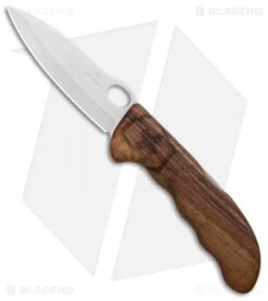 Victorinox Hunter Pro Lockback Knife Walnut Wood W/ Pouch (3.8" Bead Blast)