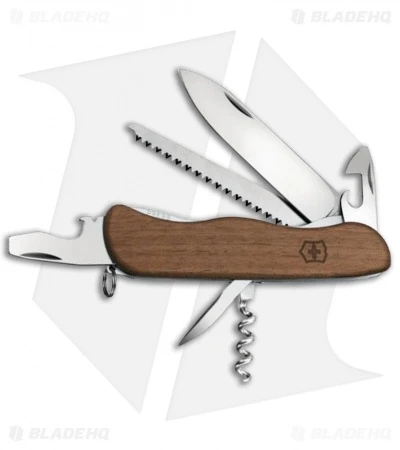 Victorinox Forester Swiss Army Knife Walnut Wood 0836163 1 Victorinox Forester Swiss Army Knife Walnut Wood 0836163