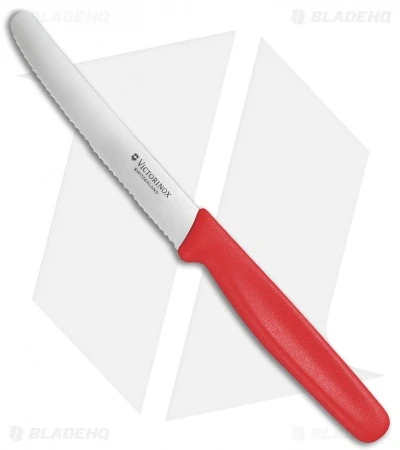 Victorinox Steak Knife 4.25" Serrated Red Synthetic VN50831S 1 Victorinox Steak Knife 4.25" Serrated Red Synthetic VN50831S