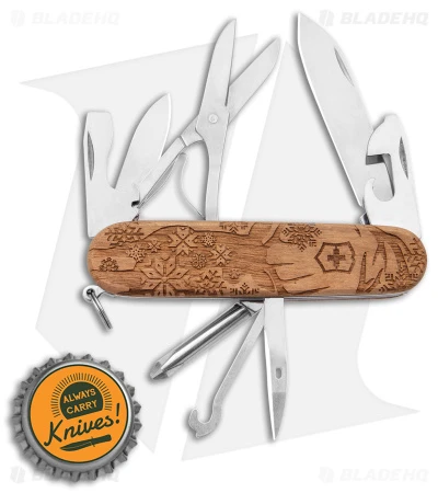 Victorinox Swiss Army Knife Super Tinker Wood Winter Magic 2022 5 Victorinox Swiss Army Knife Super Tinker Wood Winter Magic 2022 - Image 5