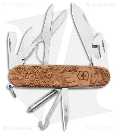 Victorinox Swiss Army Knife Super Tinker Wood Winter Magic 2022 1 Victorinox Swiss Army Knife Super Tinker Wood Winter Magic 2022