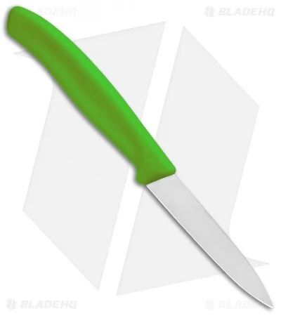 Victorinox Swiss Army Classic Paring Knife Green (3" Satin) 2 Victorinox Swiss Army Classic Paring Knife Green (3" Satin) - Image 2