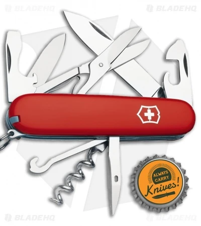Victorinox Swiss Army Knife Climber Red W/ Sheath 53381 5 Victorinox Swiss Army Knife Climber Red W/ Sheath 53381 - Image 5