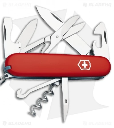 Victorinox Swiss Army Knife Climber Red W/ Sheath 53381 1 Victorinox Swiss Army Knife Climber Red W/ Sheath 53381