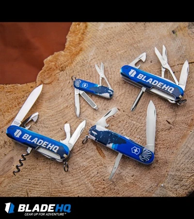 Victorinox Swiss Army Knife Tinker Blade HQ Blue Crazy Wolf "Lobo Loco" 6 Victorinox Swiss Army Knife Tinker Blade HQ Blue Crazy Wolf "Lobo Loco" - Image 6