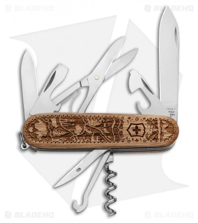Victorinox Swiss Army Knife Climber Wood Swiss Spirit Special Edition 1 Victorinox Swiss Army Knife Climber Wood Swiss Spirit Special Edition