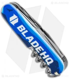 Victorinox Swiss Army Knife Huntsman Blade HQ Blue Crazy Wolf "Lobo Loco" -Blade HQ Victorinox Swiss Army Knife Huntsman Blade HQ Blue Crazy Wolf Lobo Loco BHQ 99215 jr side