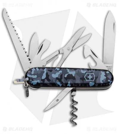 Victorinox Swiss Army Knife Huntsman Navy Camouflage 1 Victorinox Swiss Army Knife Huntsman Navy Camouflage