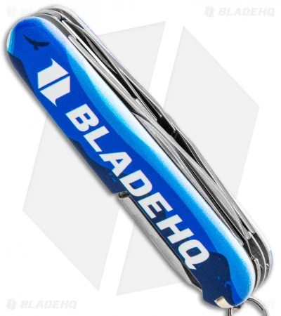 Victorinox Swiss Army Knife Super Tinker Blade HQ Blue Crazy Wolf "Lobo Loco" 3 Victorinox Swiss Army Knife Super Tinker Blade HQ Blue Crazy Wolf "Lobo Loco" - Image 3