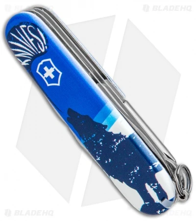 Victorinox Swiss Army Knife Super Tinker Blade HQ Blue Crazy Wolf "Lobo Loco" 2 Victorinox Swiss Army Knife Super Tinker Blade HQ Blue Crazy Wolf "Lobo Loco" - Image 2