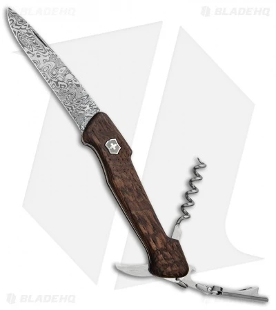 Victorinox Swiss Army Knife Wine Master Smoked Oak Wood (3.75" Damascus) 1 Victorinox Swiss Army Knife Wine Master Smoked Oak Wood (3.75" Damascus)