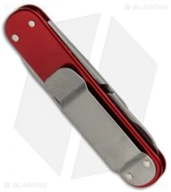 Victorinox Swiss Army Knife Money Clip Red Alox 53739 -Blade HQ Victorinox Swiss Army Money Clip Red Alox 53739 BHQ 2850 jr side