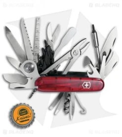 Victorinox Swiss Army SwissChamp XLT (Ruby) 1.6795.XLT-X2 -Blade HQ Victorinox Swiss Army Swiss Champ XLT Ruby BHQ 2032 jr bottlecap