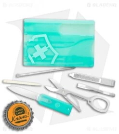 Victorinox Swiss Army Swisscard Fresh Energy (Mint) -Blade HQ Victorinox Swiss Army Swisscard Fresh Energy Mint BHQ 108947 jr bottlecap