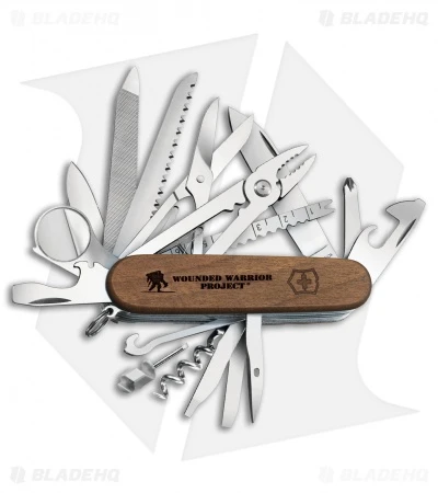 Victorinox SwissChamp Swiss Army Knife WWP Wood Handle 55076.US2 1 Victorinox SwissChamp Swiss Army Knife WWP Wood Handle 55076.US2