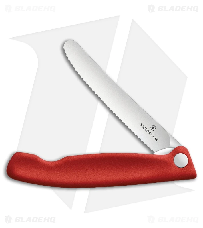 Victorinox Swiss Classic Picnic Knife Red Polypropylene (4.3" Polish Full Serr) 1 Victorinox Swiss Classic Picnic Knife Red Polypropylene (4.3" Polish Full Serr)