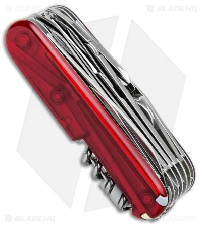 Victorinox SwissChamp Swiss Army Knife Translucent Ruby 53506 3 Victorinox SwissChamp Swiss Army Knife Translucent Ruby 53506 - Image 3
