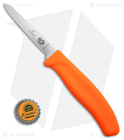 Victorinox Vent Boning Poultry Fixed Blade Knife Orange Nylon (3.3" Satin) 3 Victorinox Vent Boning Poultry Fixed Blade Knife Orange Nylon (3.3" Satin) - Image 3