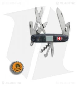 Victorinox Voyager Swiss Army Knife Multi-Tool Onyx Translucent -Blade HQ Victorinox Voyager Swiss Army Knife multi tool onyx translucent BHQ 74484 er bottlecap