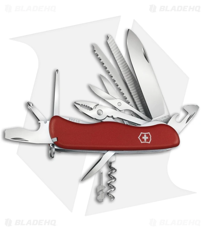 Victorinox Workchamp Swiss Army Pocket Knife 21-in-1 Red (3.38" Polish) 1 Victorinox Workchamp Swiss Army Pocket Knife 21-in-1 Red (3.38" Polish)