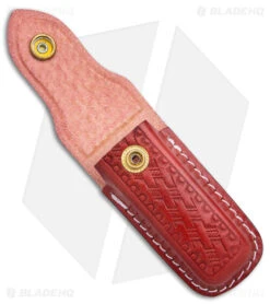 Victorinox Zermatt Medium Red Leather Belt Pouch -Blade HQ Victorinox Zermatt Belt Pouch BHQ 109315 jr open large