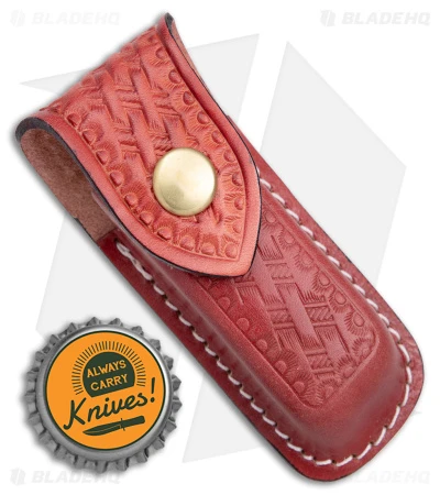 Victorinox Red Leather Zermatt Large Belt Pouch 4 Victorinox Red Leather Zermatt Large Belt Pouch - Image 4